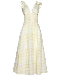 Rosie Assoulin - Bow-Embellishment Midi Dress - Lyst