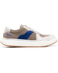 Adererror - Colour-Block Panel Low-Top Sneakers - Lyst