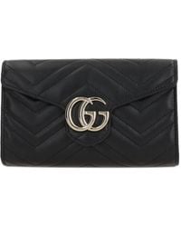 Gucci - Gg Marmont Chain-Strap Mini Bag - Lyst
