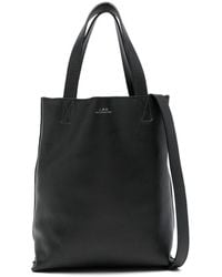 A.P.C. - Small Maiko Leather Tote Bag - Lyst