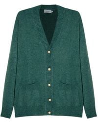 Isolda - Cárdigan con detalle de botones y bolsillo de parche - Lyst