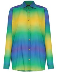 Amir Slama - X Tati Barbieri Gradient-Effect Long-Sleeved Shirt - Lyst