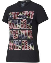 PUMA - Printed Crew-Neck T-Shirt - Lyst