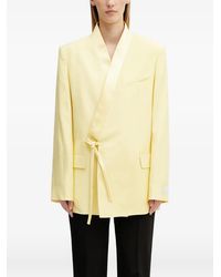 KENZO - Wrap-Style Blazer - Lyst