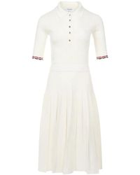 Thom Browne - Pointelle Rib Stitch Polo Dress - Lyst