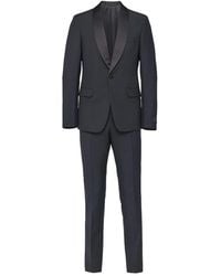 Prada - Smoking En Laine Et Mohair À Simple Boutonnage - Lyst
