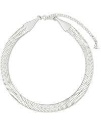 Courreges - Snake-Chain Choker Necklace - Lyst