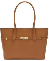 Furla - Twist-Lock Leather Tote Bag - Lyst