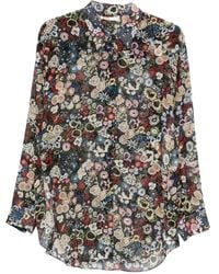 KHAITE - Goya Floral-Pattern Shirt - Lyst