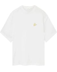 Axel Arigato - Paper Clip Logo-Embroidered T-Shirt - Lyst