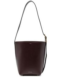 Anine Bing - Elly Medium Bucket Bag Grained Leather - Lyst