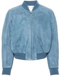 Chloé - スエード ボンバージャケット - Lyst