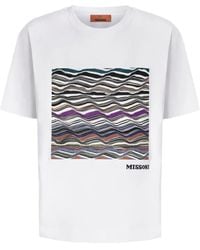Missoni - T-Shirt À Motif Ondulé - Lyst