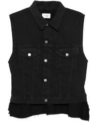 Haikure - Ryder Frayed Denim Gilet - Lyst