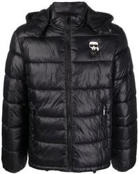 KARL LAGERFELD - Coats Black - Lyst