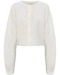 Gestuz - Press-Stud Cropped Cardigan - Lyst