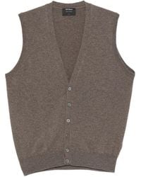 Dell'Oglio - Chaleco Con Botones - Lyst
