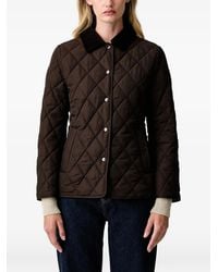 GANT - Quilted Corduroy-Collar Jacket - Lyst