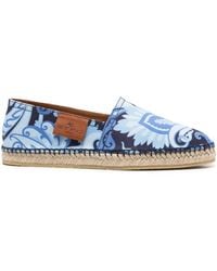 Etro - Paisley-Print Espadrilles - Lyst