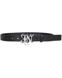 JUN/NAKAYAMA - Logo-Buckle Leather Belt - Lyst