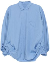 JNBY - Gestreepte Blouse Met Pofmouwen - Lyst
