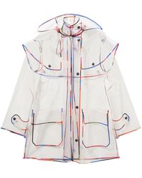 Emilio Pucci - Hooded Transparent Rain Coat - Lyst