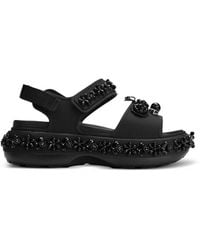 Crocs™ - X Simone Rocha Soho Crystal-Embellished Floral-Detail Sandals - Lyst