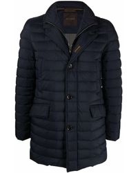 Moorer - Notched Collar Padded Jacket - Lyst