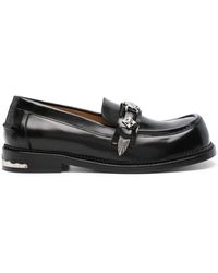 Toga Virilis - Stud-Detailing Loafers - Lyst