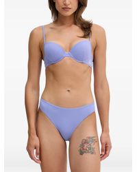 EA7 - Logo-Print Underwired Bikini - Lyst