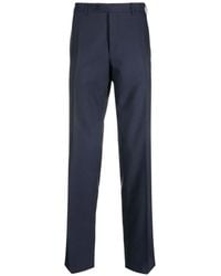 Canali - Pressed-Crease Tailored Trousers - Lyst