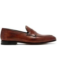 Bontoni - Loafer Mit Gekörntem Einsatz - Lyst