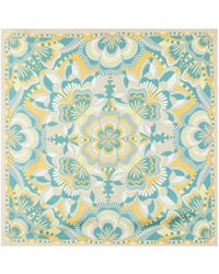 Lancel - Floral-print Silk Scarf - Lyst