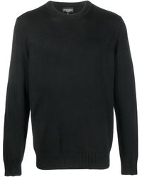Emporio Armani - Crew-Neck Wool Jumper - Lyst