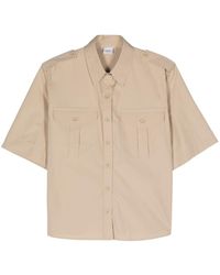 Aspesi - Cotton Cargo Shirt - Lyst