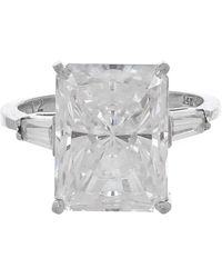 Fantasia by Deserio - 14kt White Gold Simulated-diamond Ring - Lyst
