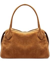 MINOBOSSI - Mittelgroße Adele Tote Bag Aus Wildleder - Lyst