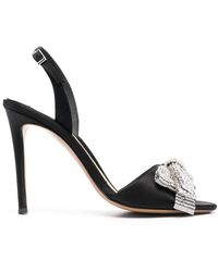 Alexandre Vauthier - Crystal Bow-embellished 110mm Sandals - Lyst