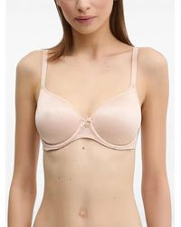 Chantelle - Easyfeel Norah Lace-Panel Underwired Bra - Lyst