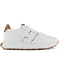 Hogan - H641 Lace-Up Leather Sneakers - Lyst