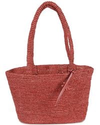 Manebí - Raffia Shoulder Bag - Lyst