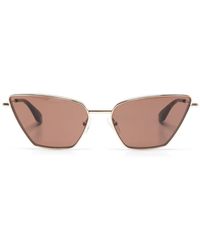 McQueen - Zonnebril Met Cat-Eye Montuur - Lyst