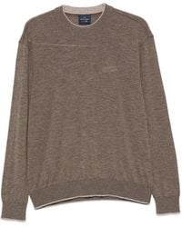 Paul & Shark - Long-Sleeve Crew Neck Sweater - Lyst