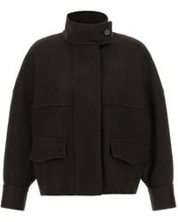 Alberto Biani - Chaqueta Loro Piana Con Cuello Alto - Lyst
