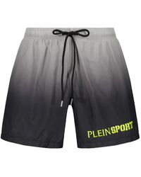 Philipp Plein - Gradient-Effect Logo-Print Swim Shorts - Lyst