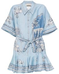 ALÉMAIS - Villa Romantica Mini Dress - Lyst