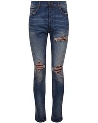Amiri - Patchwork-Jeans Im Distressed-Look - Lyst