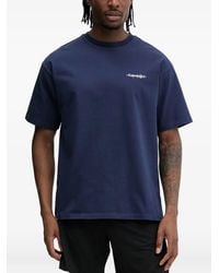 Napapijri - Fluorite Graphic-Print Logo-Embroidered T-Shirt - Lyst