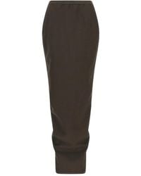 Rick Owens - 'Soft Pillar Long' Skirt - Lyst