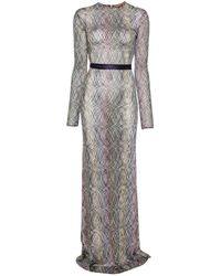 Missoni - Zigzag-Knit Open-Back Dress - Lyst